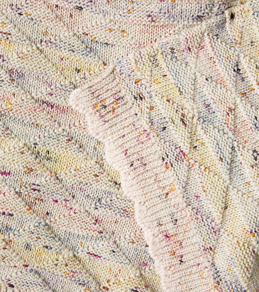 Rhiannon knitted cotton-blend shorts