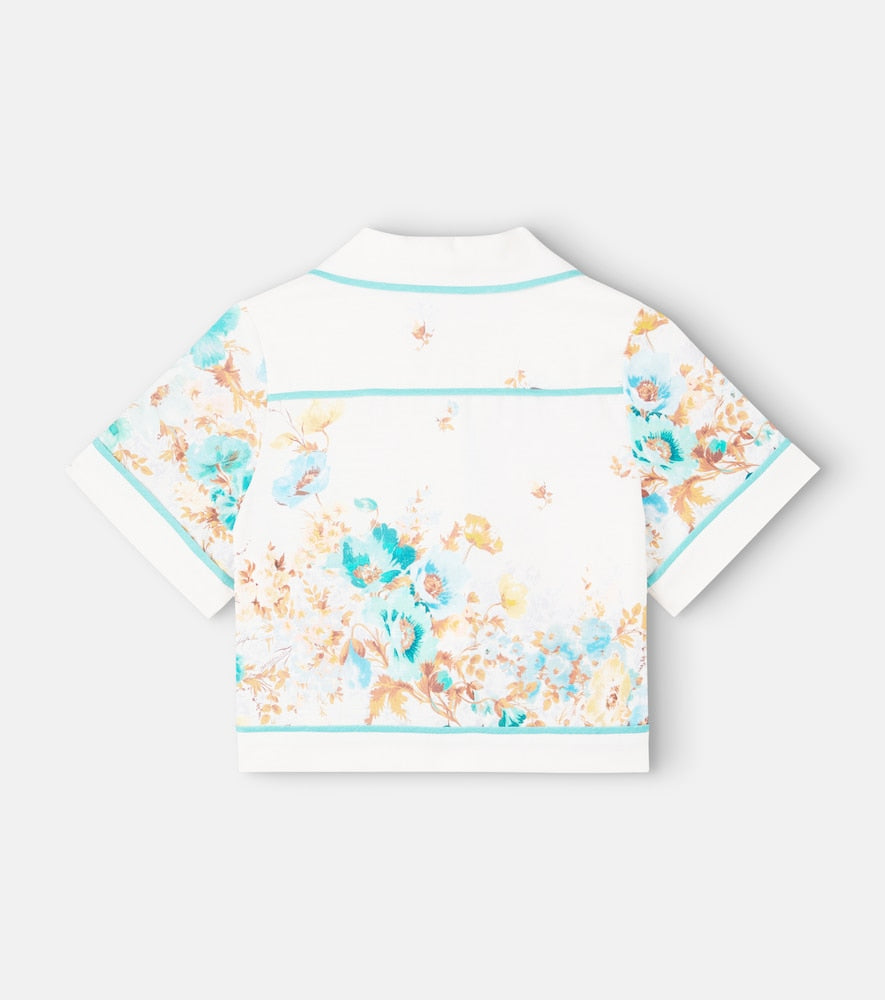 Scarborough floral cotton shirt
