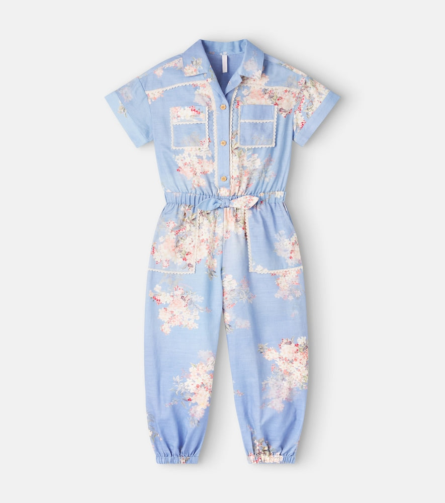Cascadian floral cotton jumpsuit