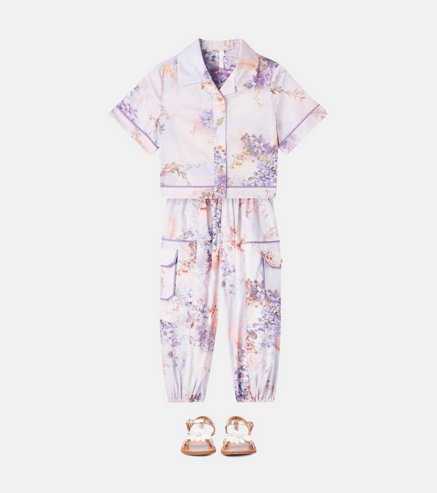 Cascadian floral cotton poplin shirt