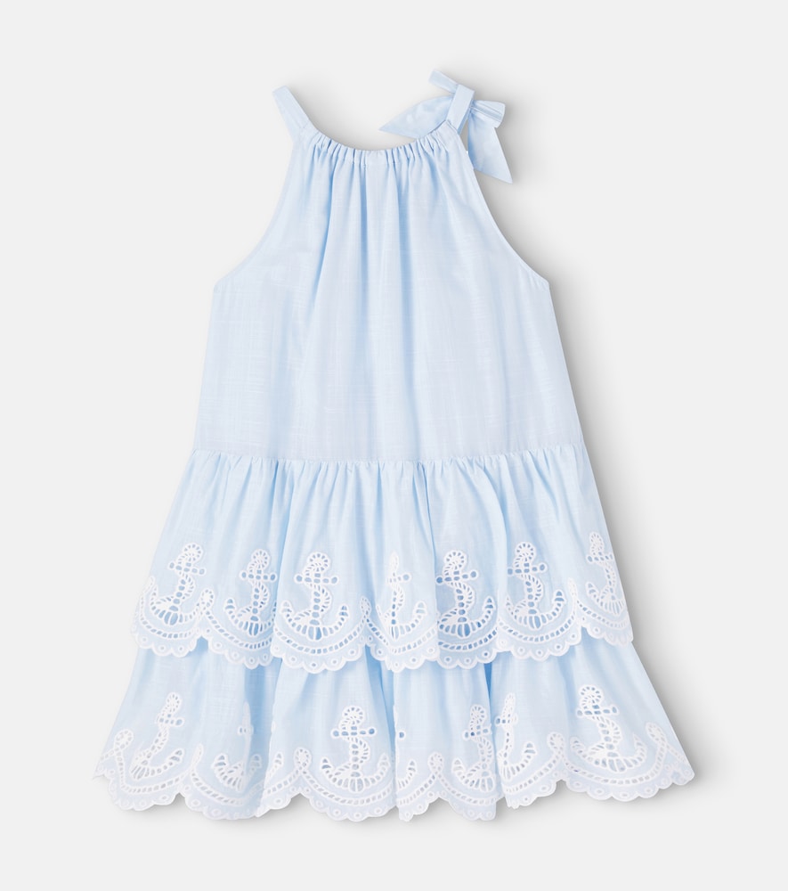 Scarborough tiered cotton dress
