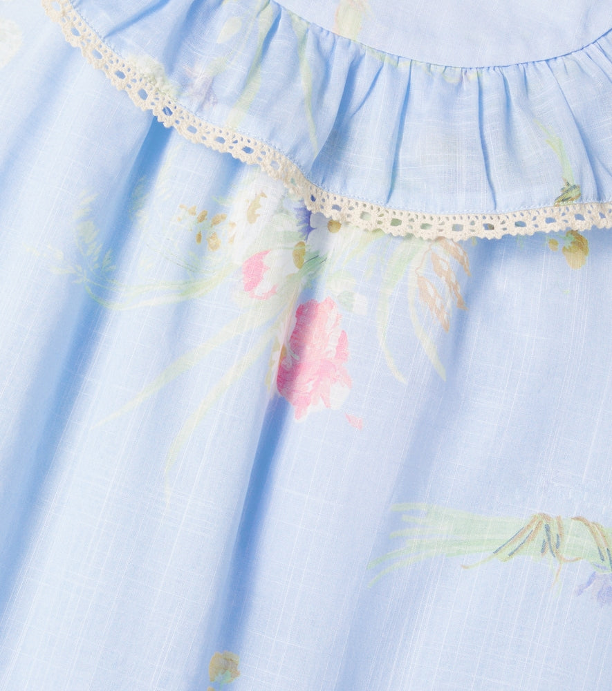 Lucky floral cotton dress