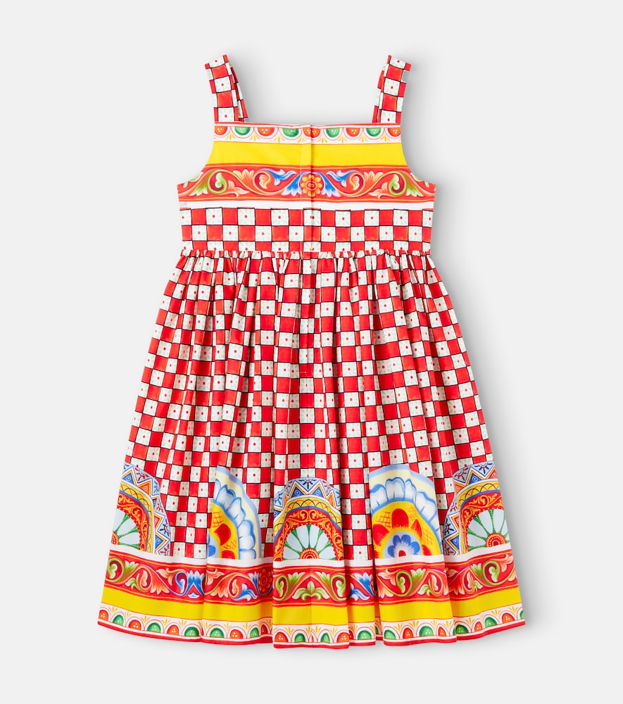 Taormina checked cotton dress
