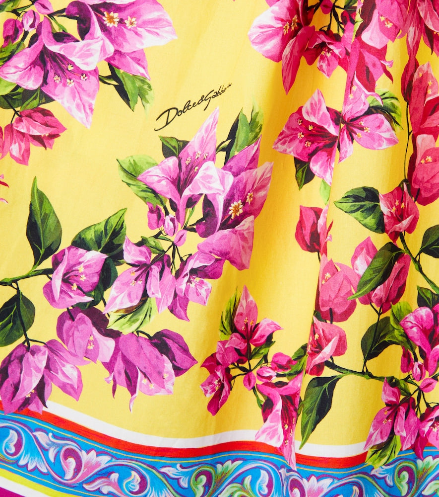 Taormina floral cotton dress