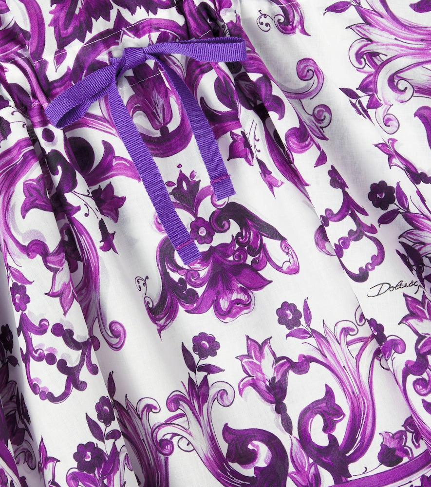 Majolica cotton dress
