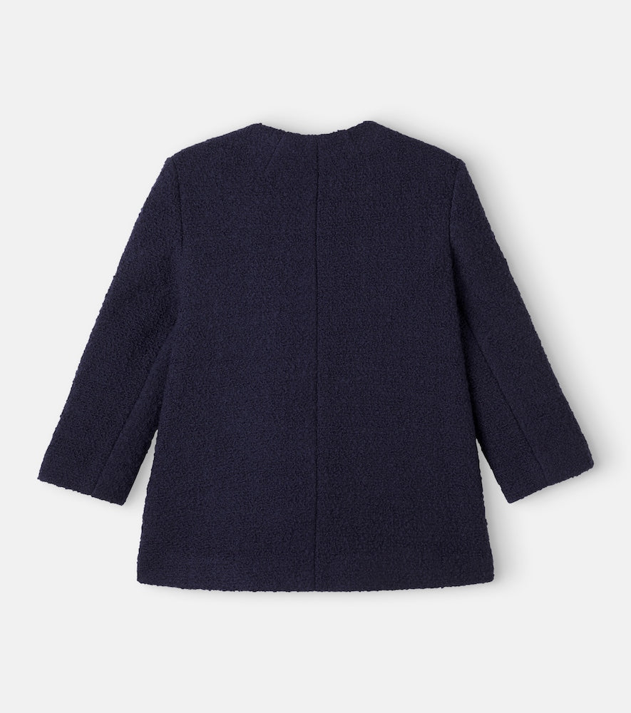 DG wool-blend bouclé coat