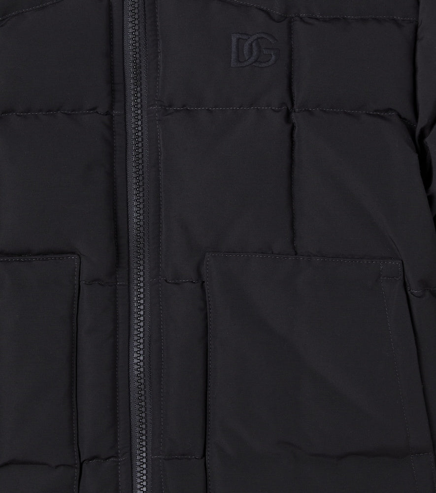 Cotton-blend down jacket