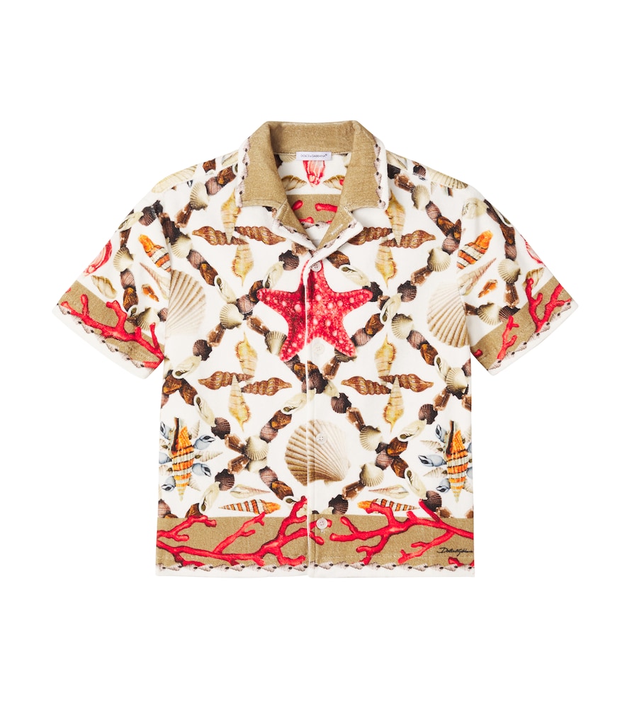 Printed cotton shirt