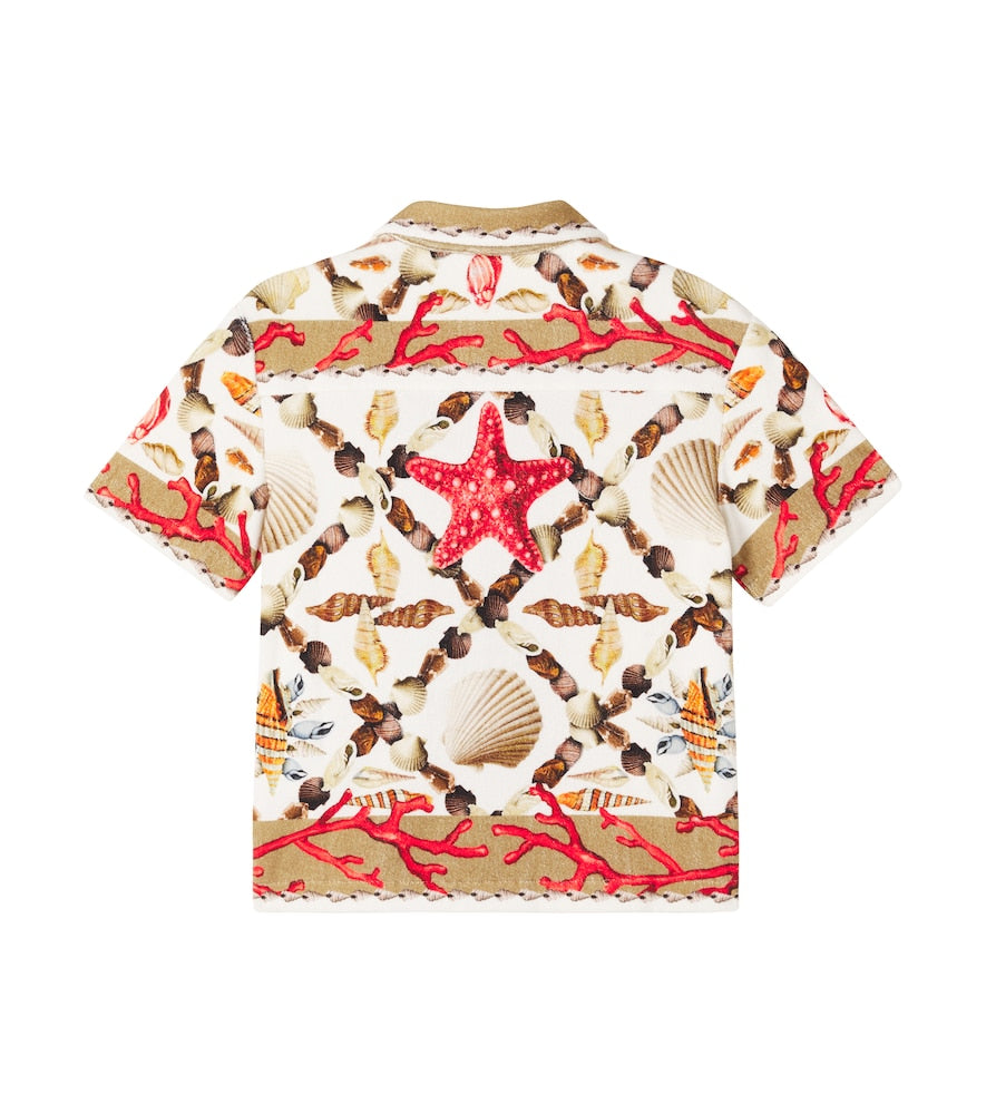 Printed cotton shirt