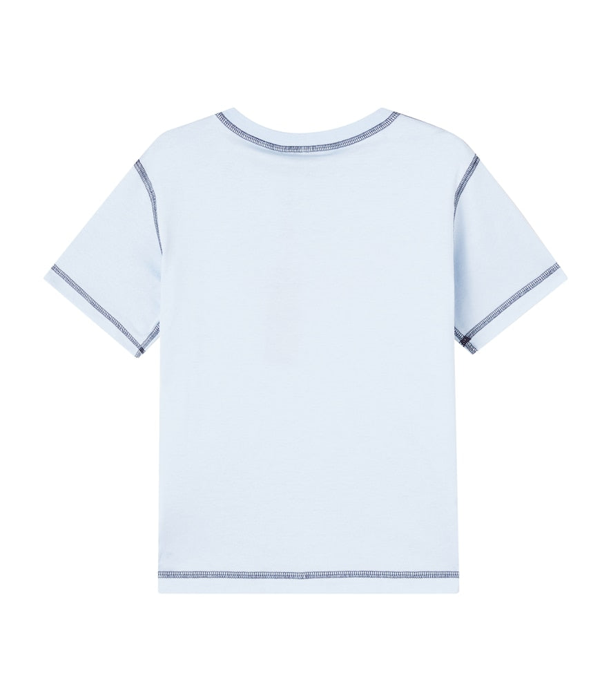 Printed cotton jersey T-shirt