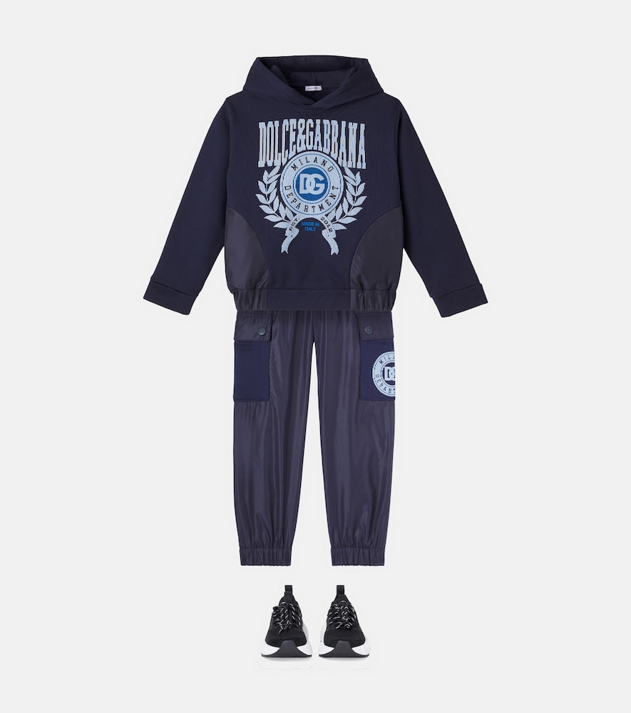Technical cargo sweatpants
