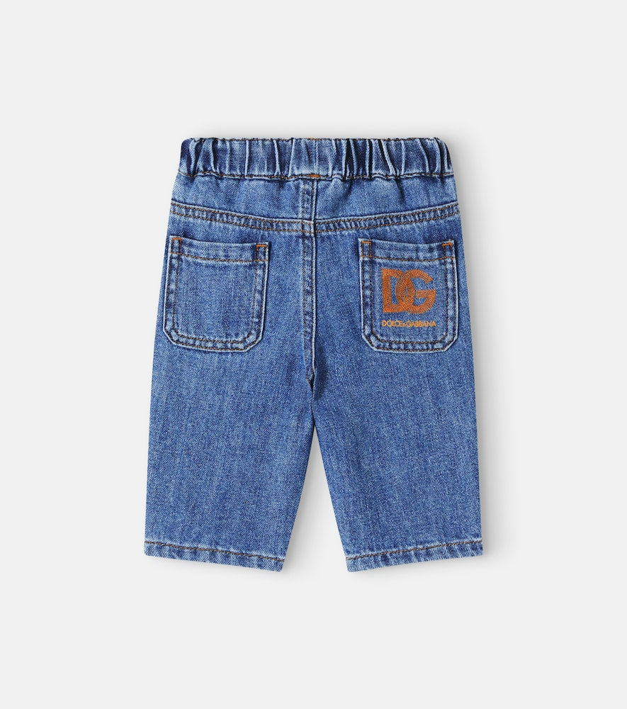 Baby embroidered jeans