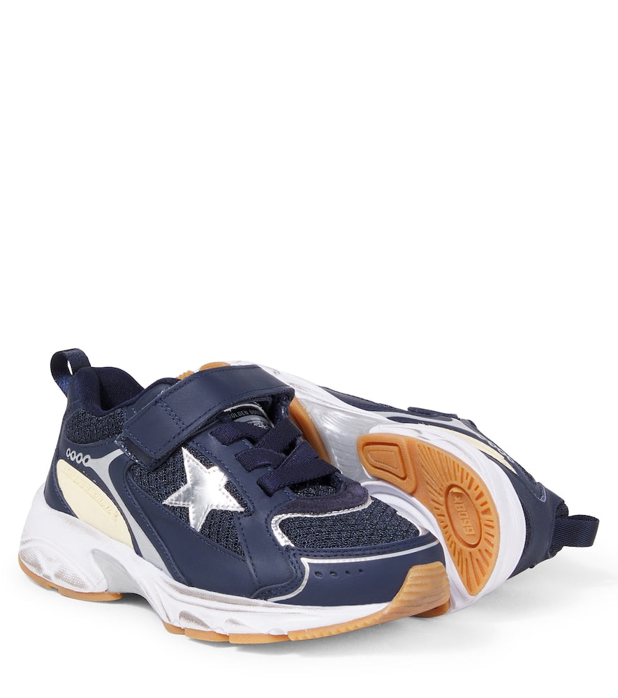 Lightstar leather-trimmed sneakers