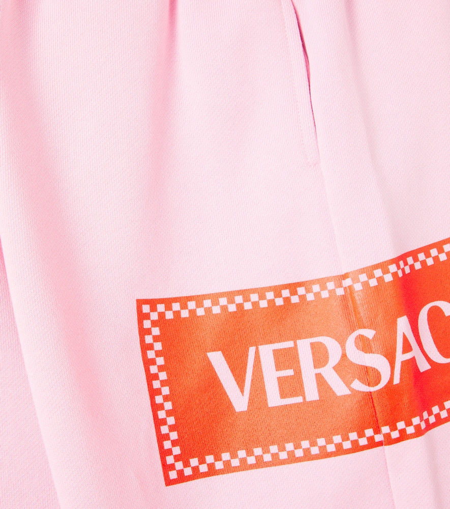 Logo cotton jersey sweatpants