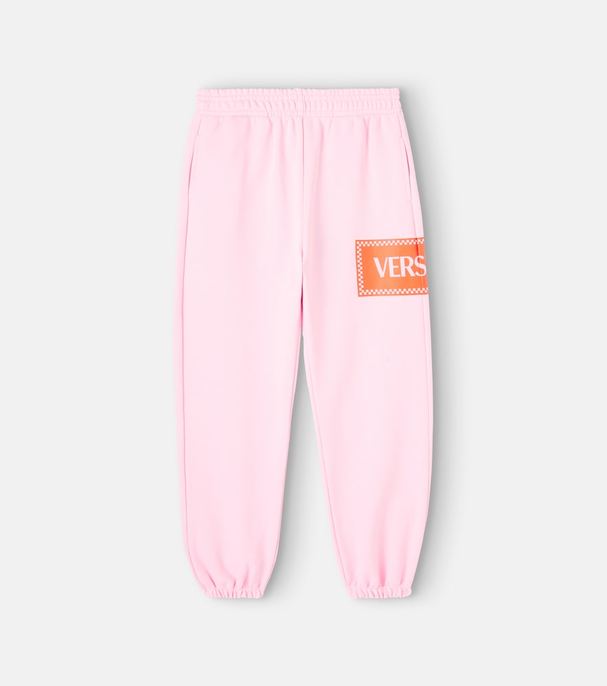 Logo cotton jersey sweatpants