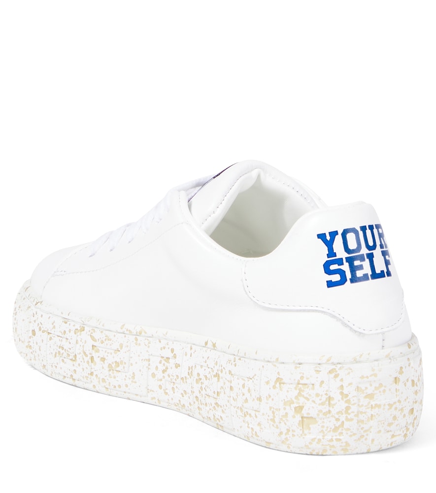 Leather sneakers