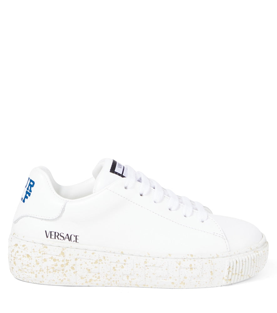 Leather sneakers