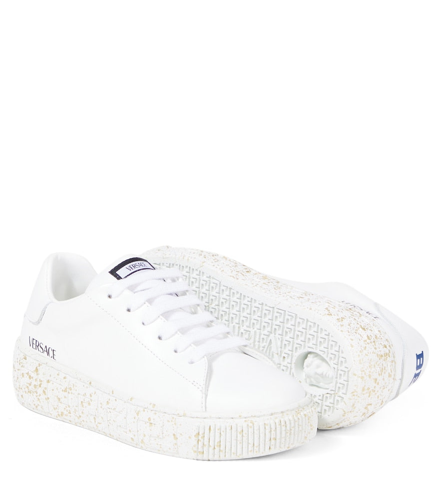 Leather sneakers
