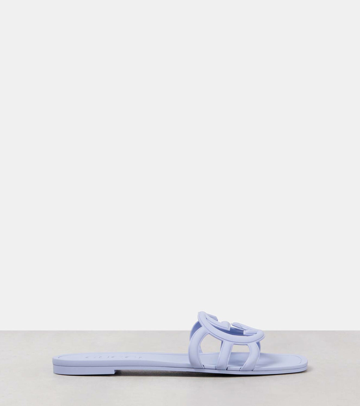 Gucci Interlocking G Pink Slide Sandals