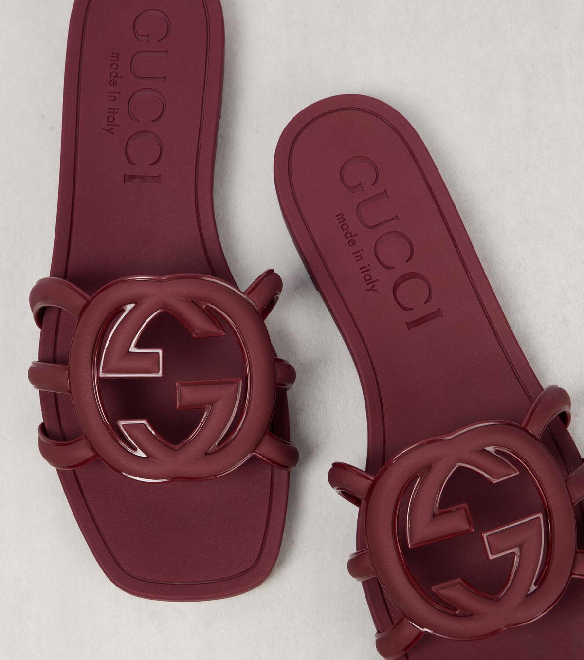 Gucci Interlocking G Slide Sandals