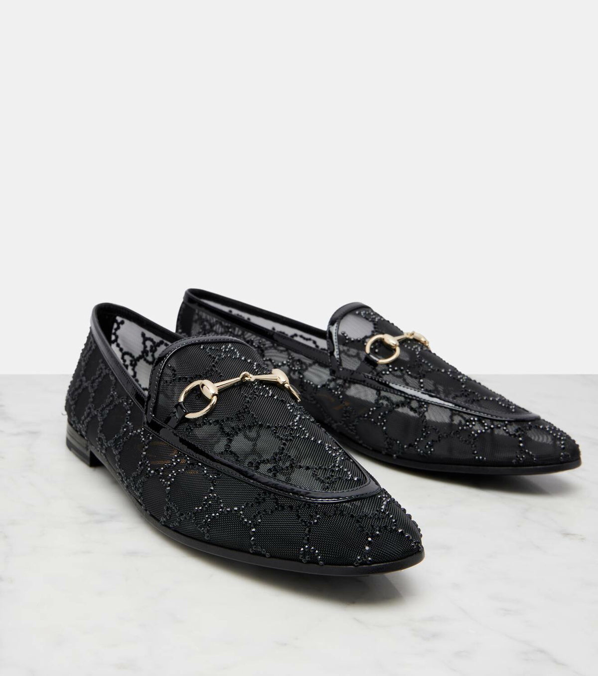 Gucci Jordaan Horsebit leather loafers