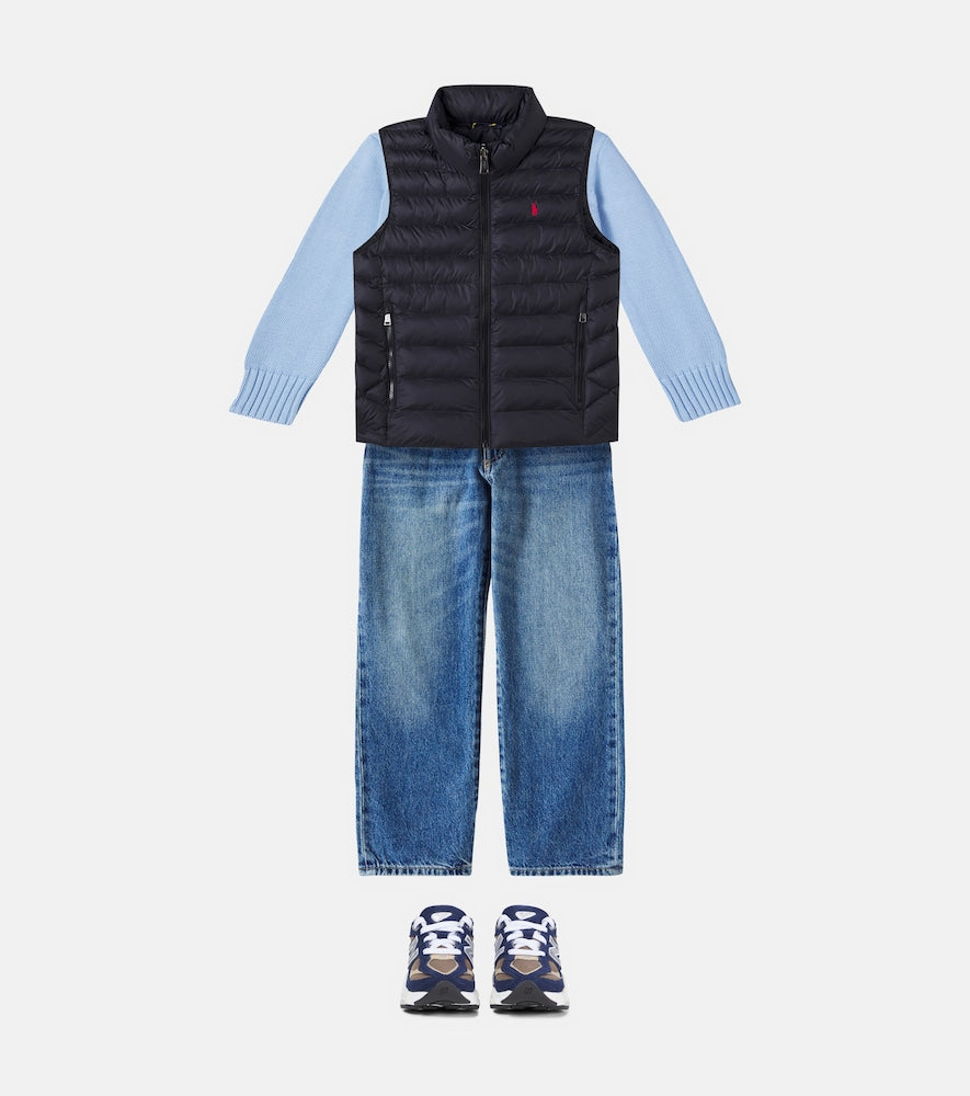 Technical puffer vest