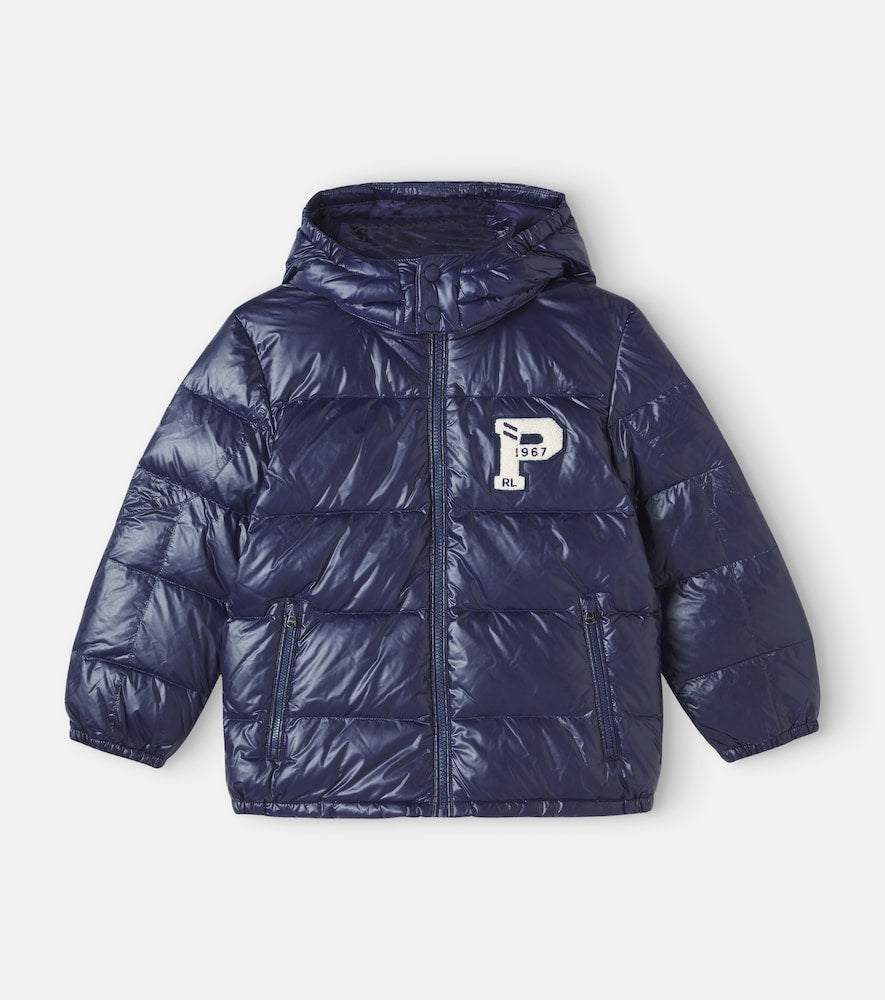 Quilted down jacket