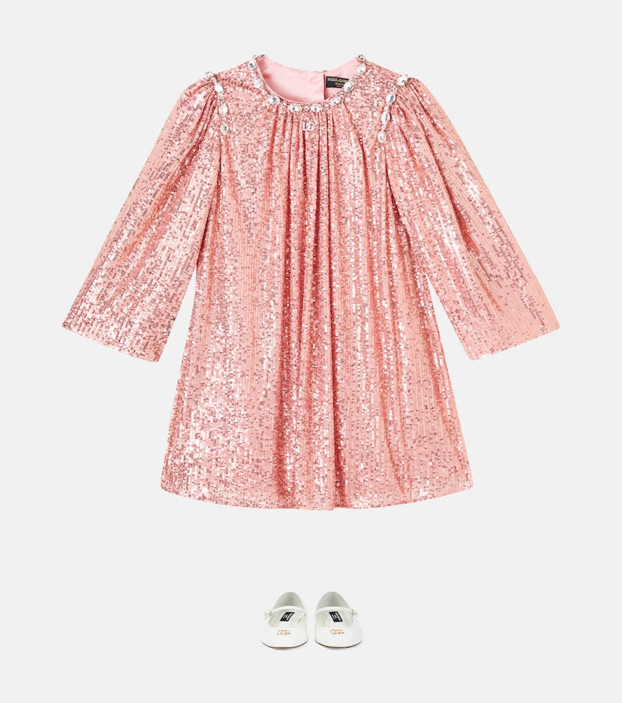 DG embellished sequined dress
