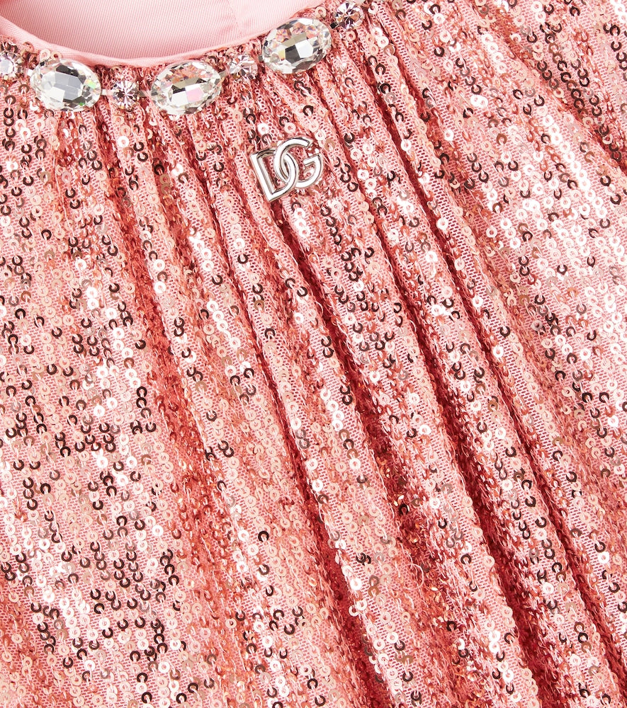 DG embellished sequined dress