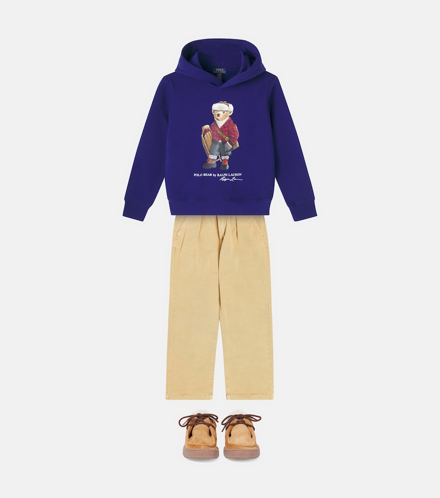 Polo Bear cotton-blend jersey hoodie