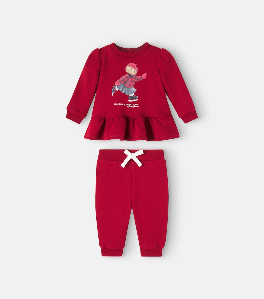 Polo Bear sweatshirt and sweatpants set