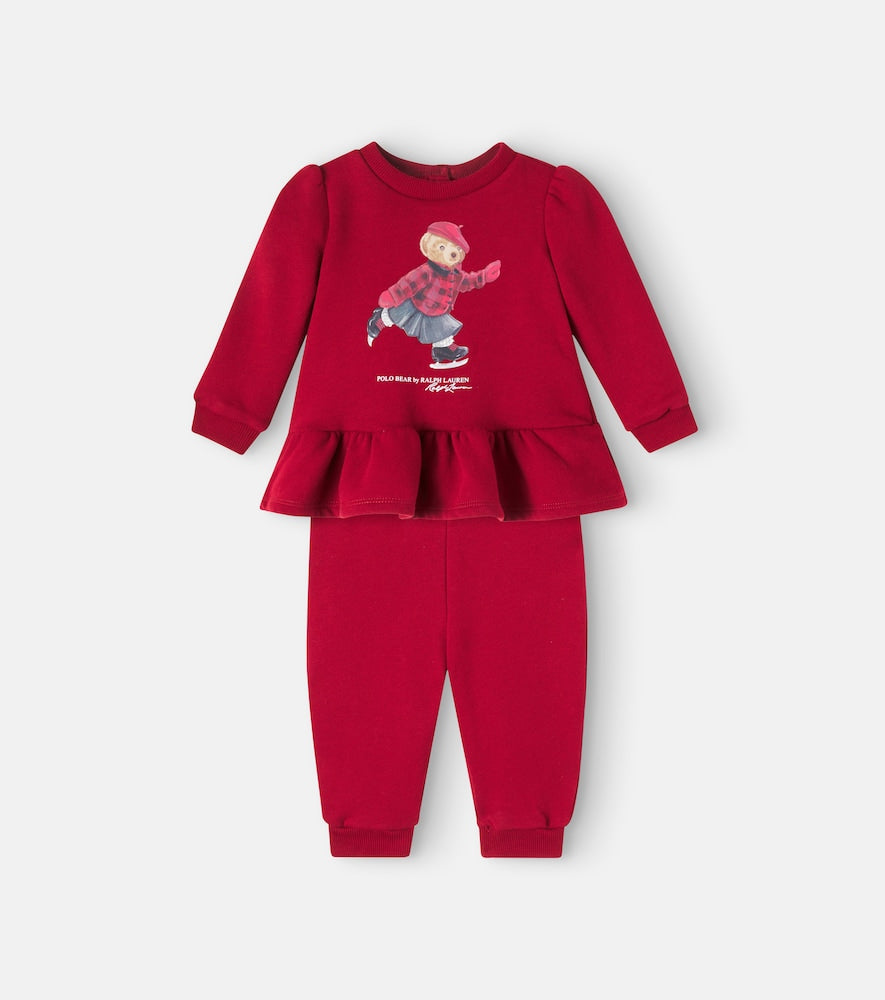 Polo Bear sweatshirt and sweatpants set