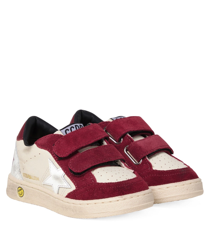 Ball Star suede and leather sneakers