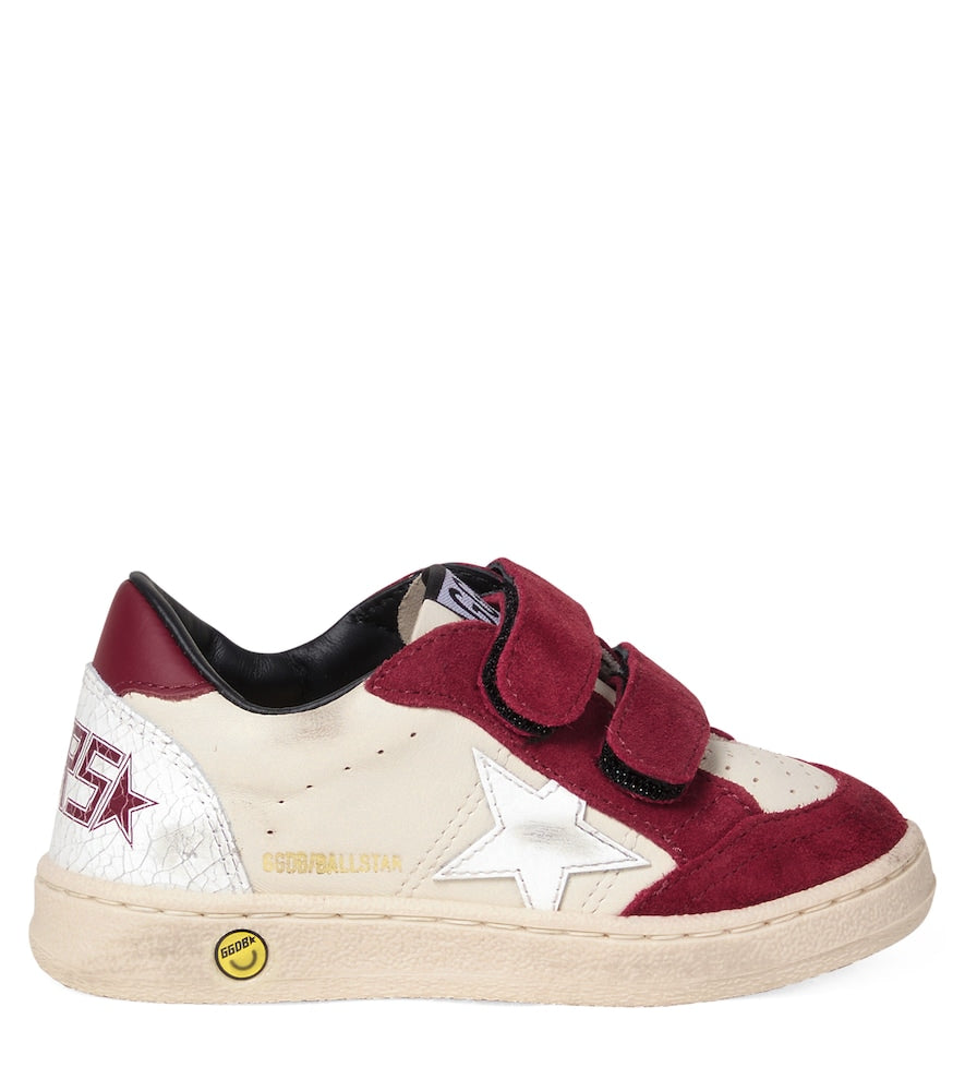 Ball Star suede and leather sneakers