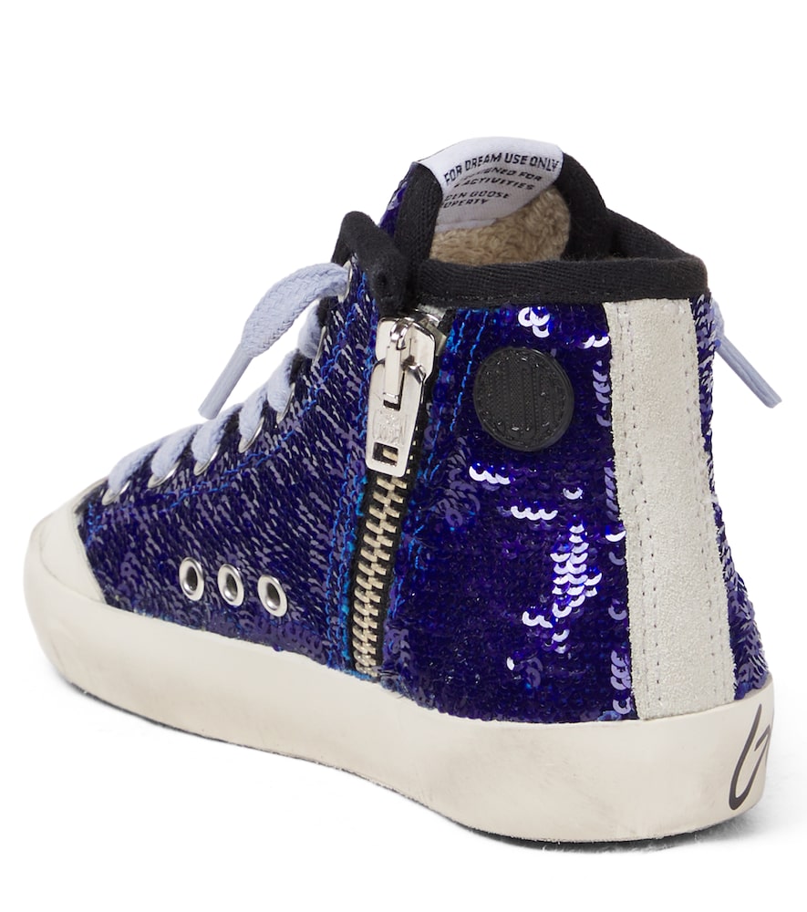 Francy Penstar sequined high-top sneakers