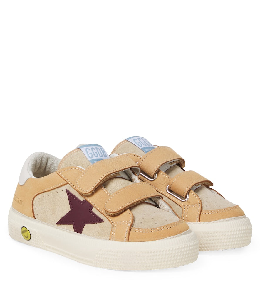 May suede-trimmed sneakers
