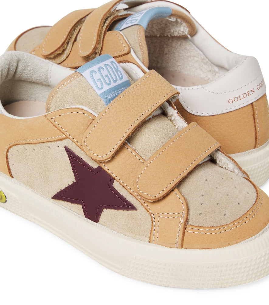 May suede-trimmed sneakers