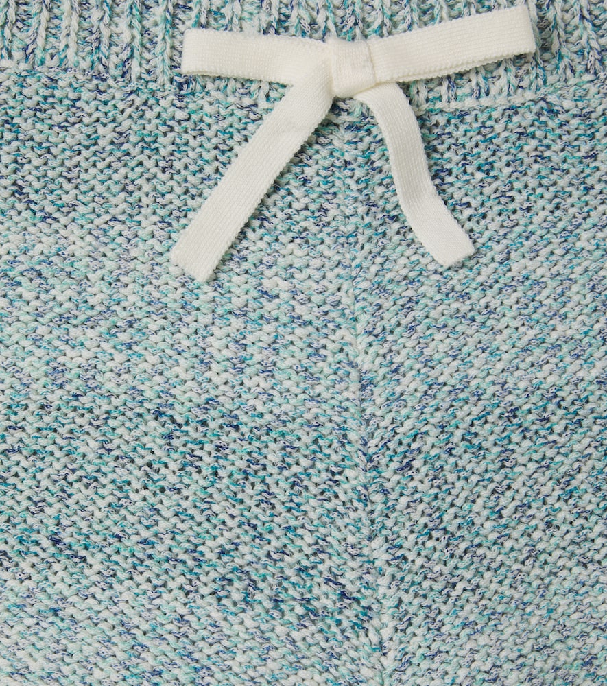 Patience knitted cotton-blend shorts