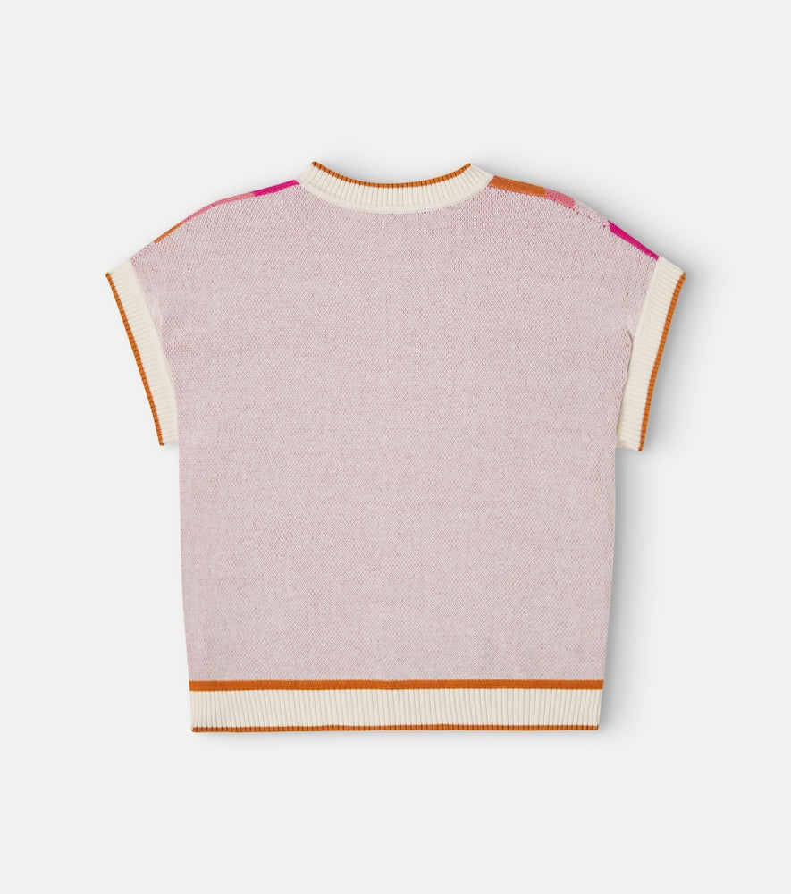 Patience cotton jacquard sweater
