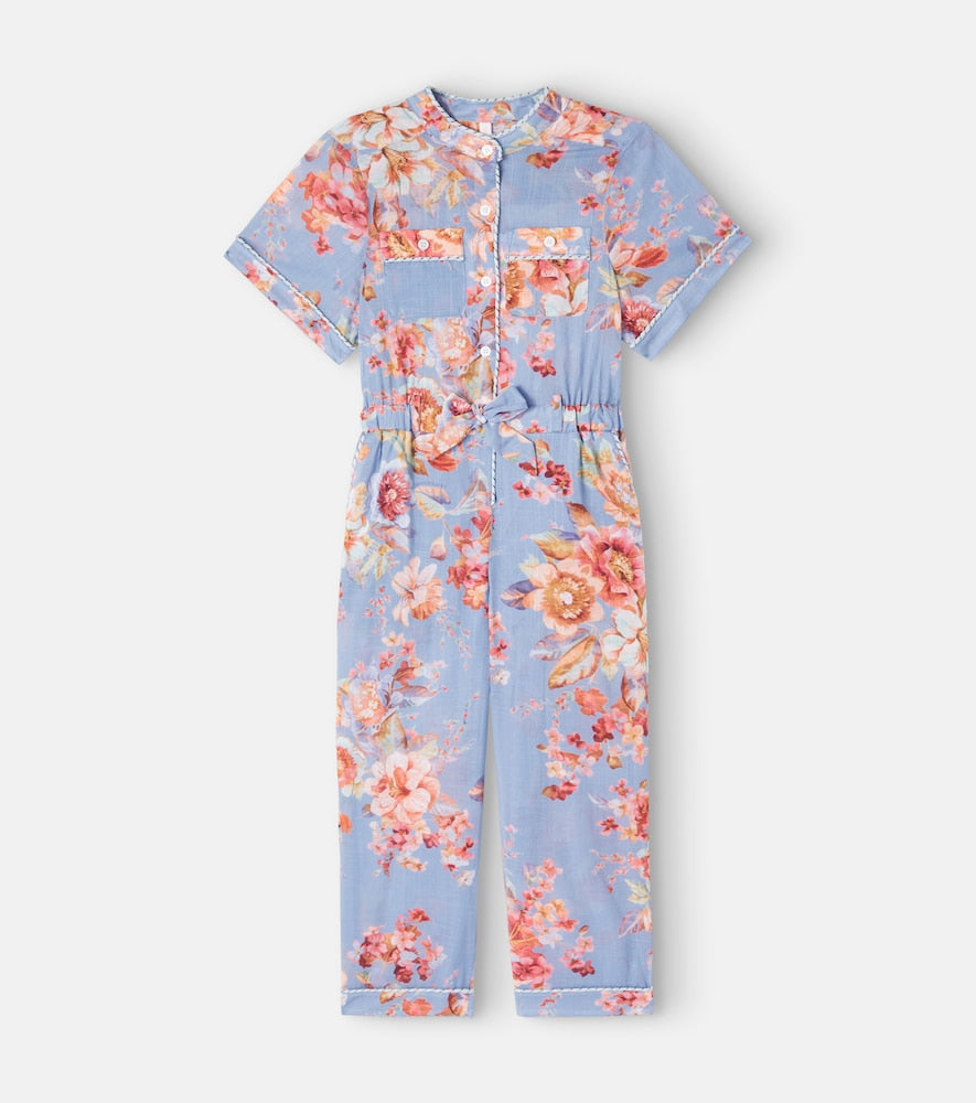 Awaken floral cotton jumpsuit