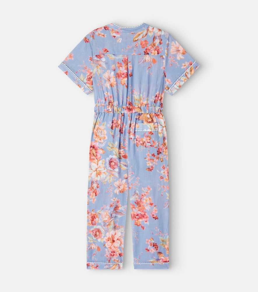 Awaken floral cotton jumpsuit