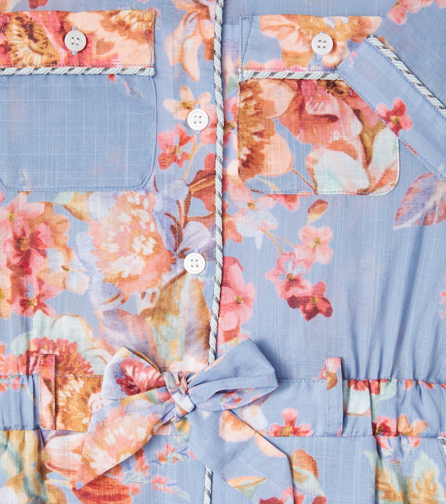 Awaken floral cotton jumpsuit