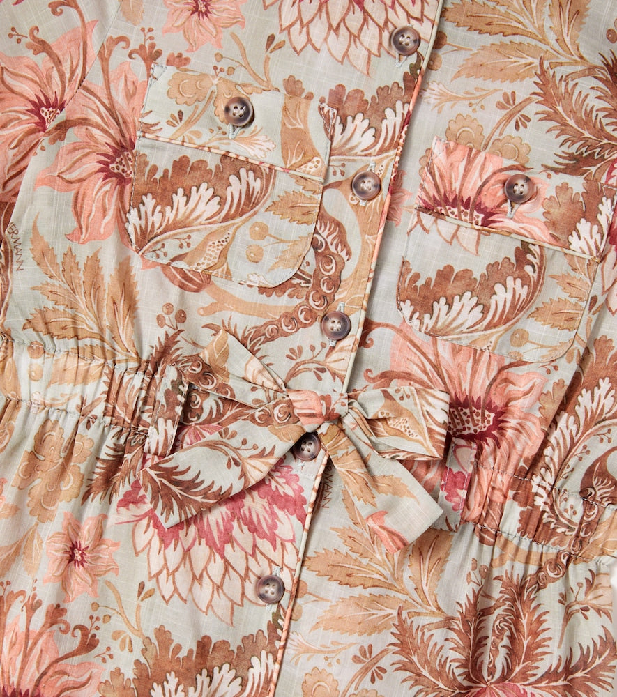 Daylight floral cotton dress