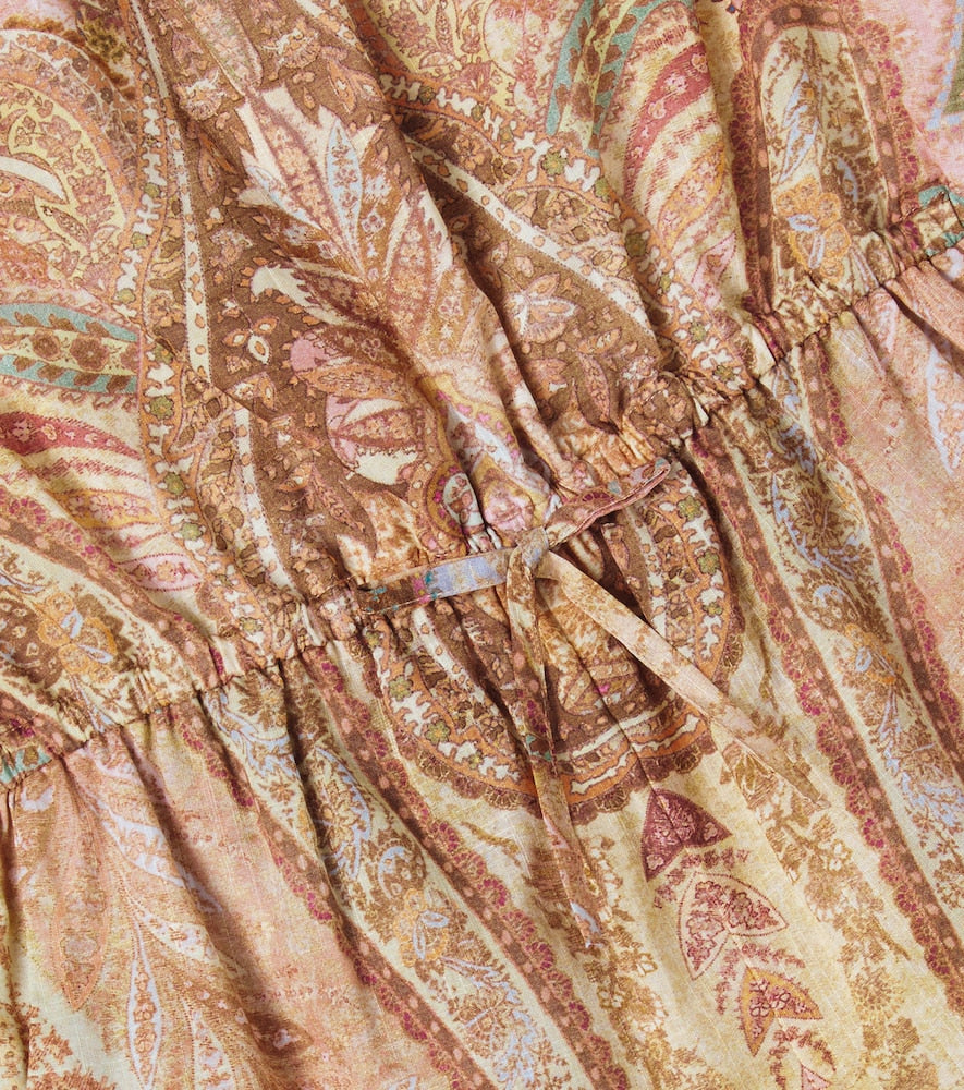 Awaken paisley cotton playsuit