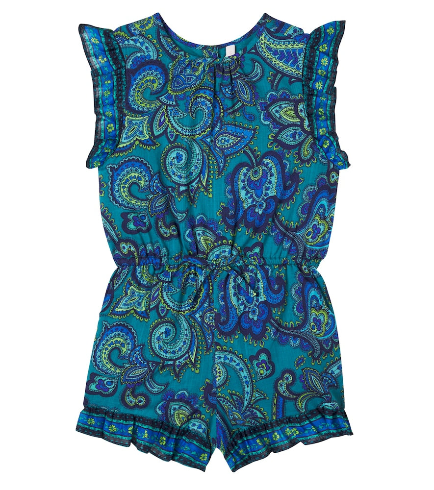 Patience paisley cotton romper