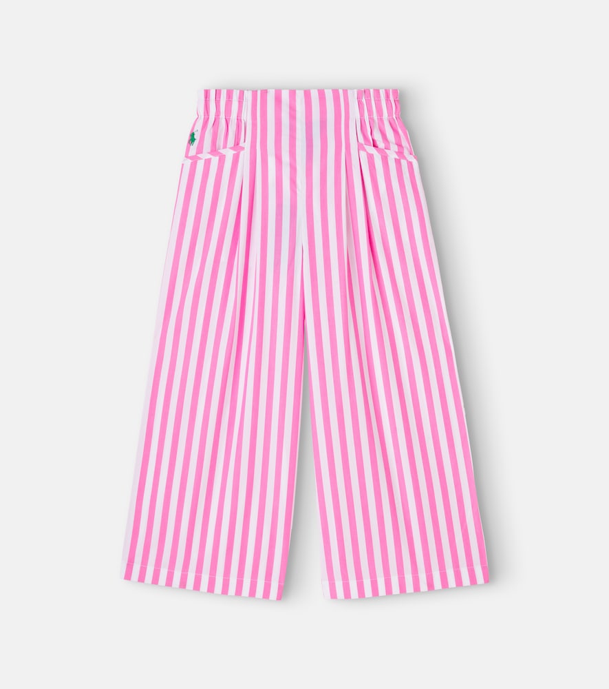 Striped cotton pants