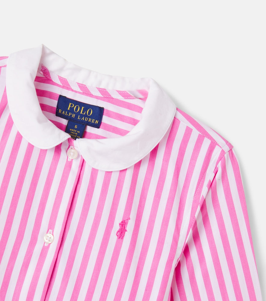 Striped cotton dress