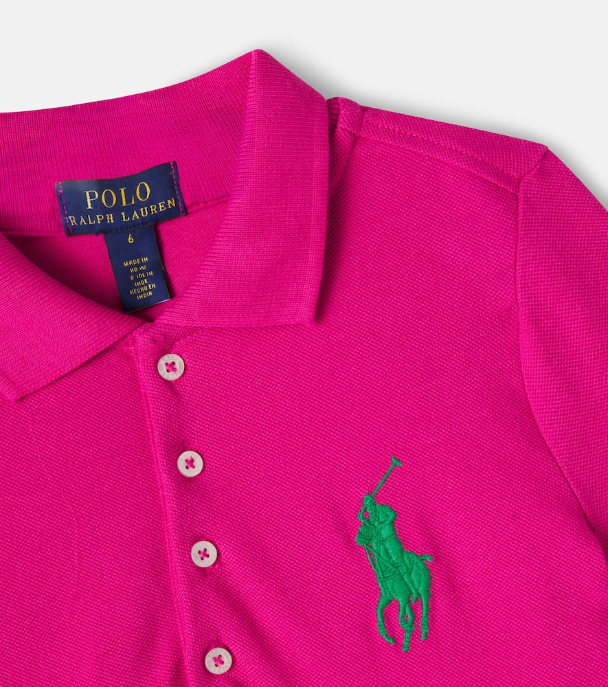 Cotton polo dress