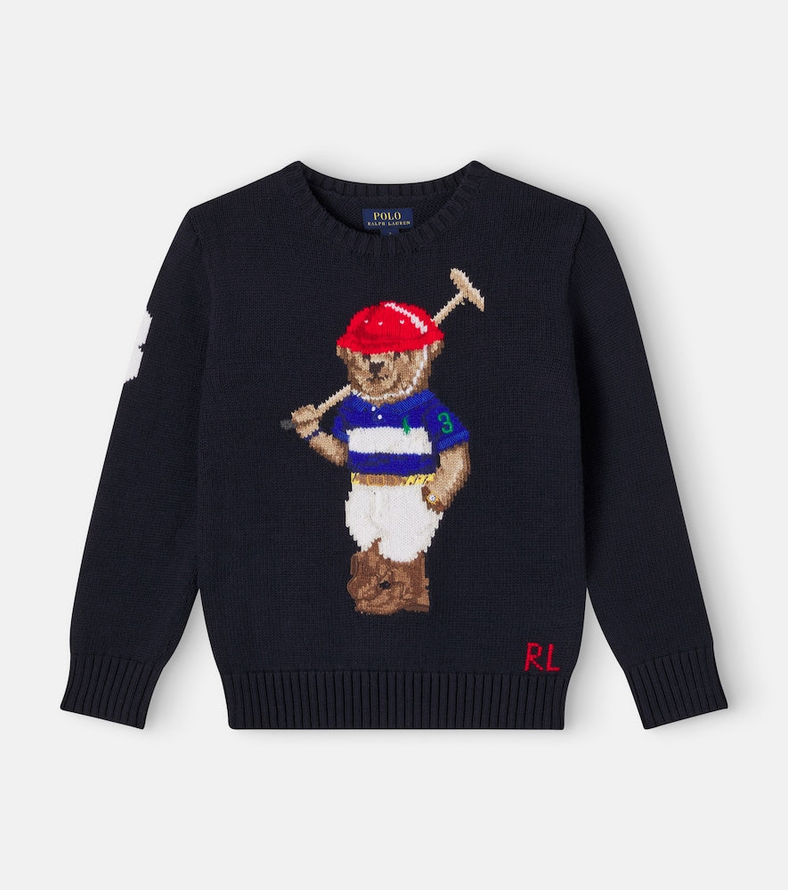 Polo Bear cotton sweater