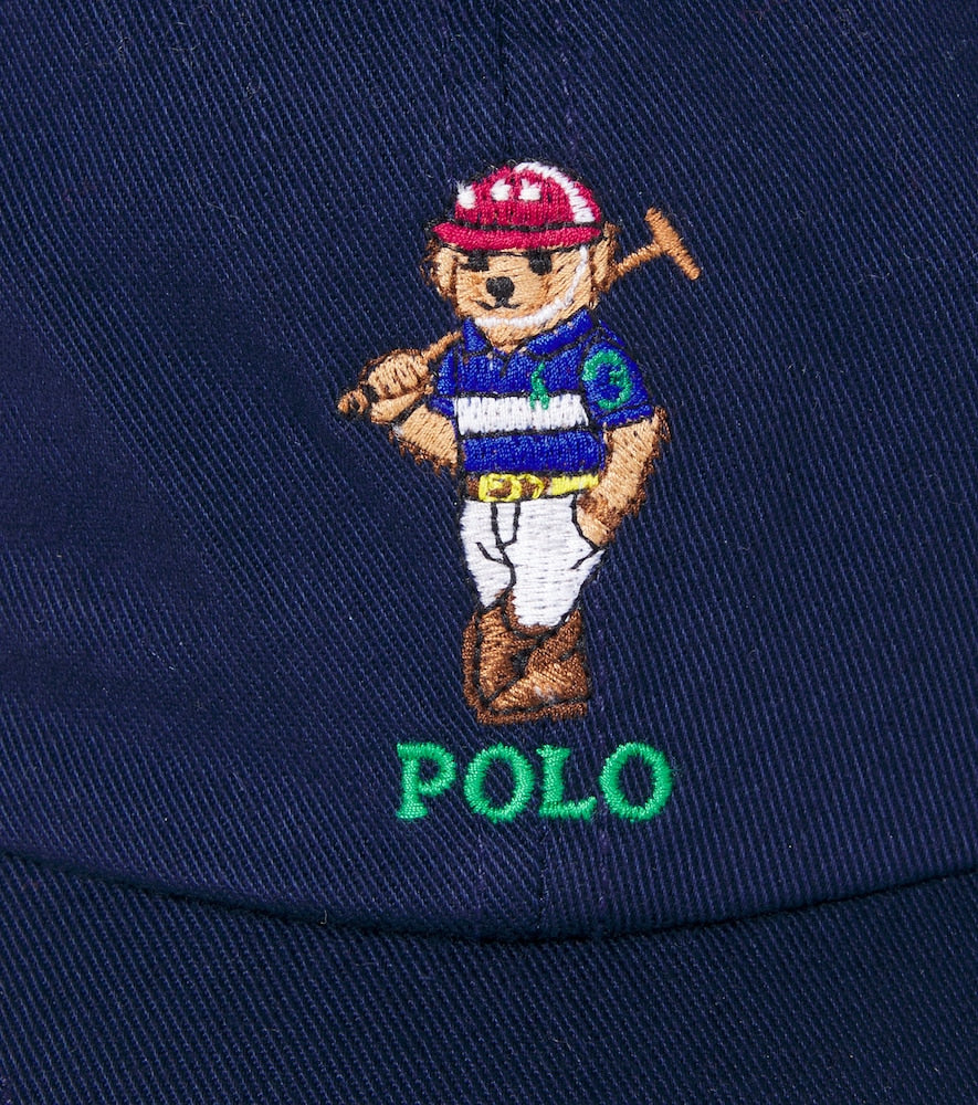 Polo Bear cotton baseball cap